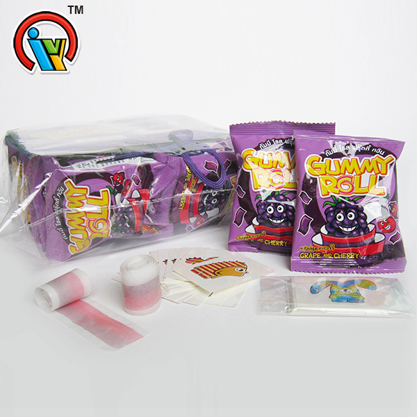 fruity gummy roll candy