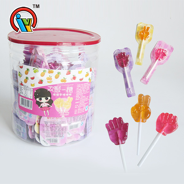 Rock-Paper-Scissors Lollipop Hard Candy