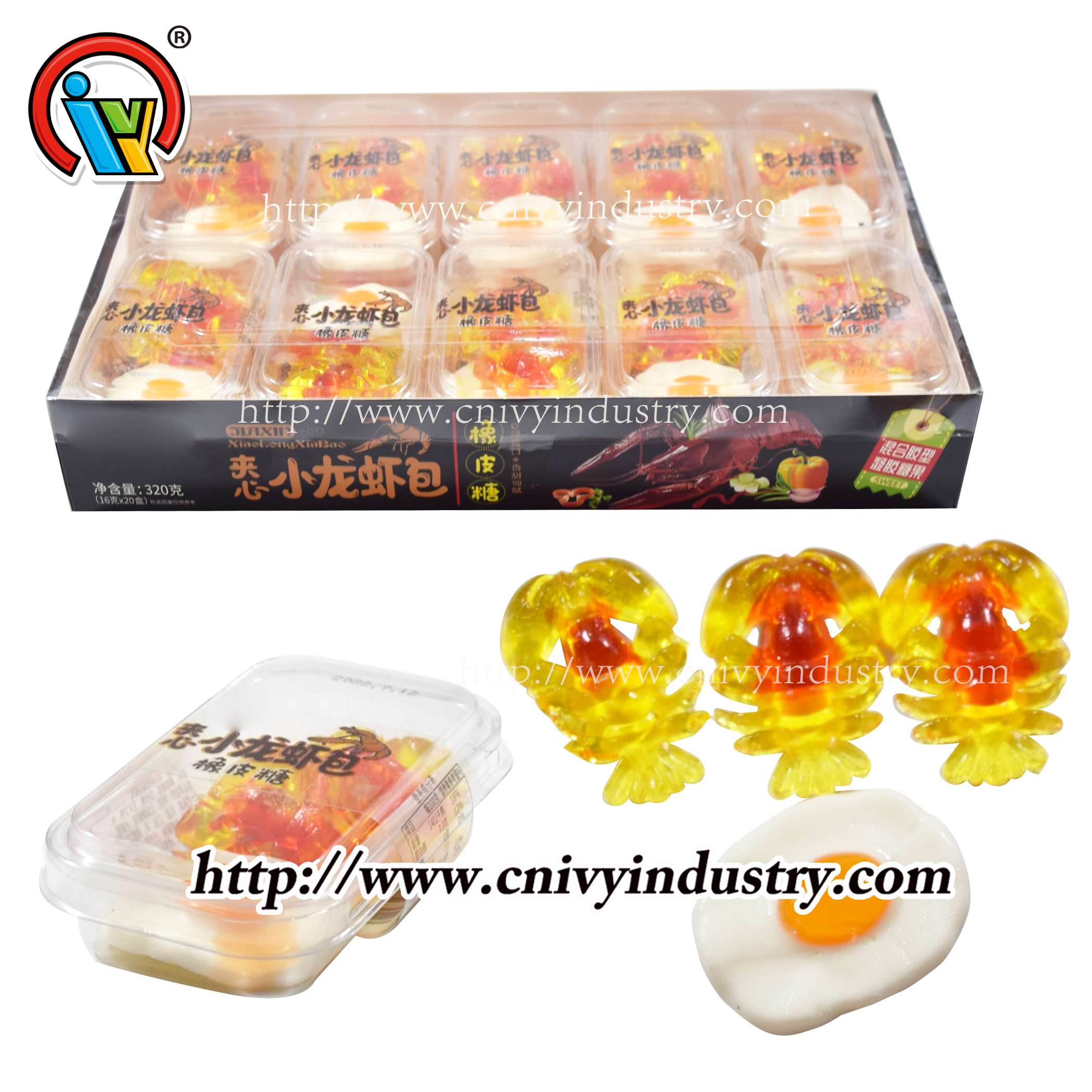 fabricante de dulces de comida gomosa halal