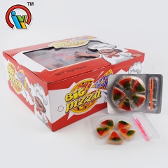 forma de pizza masticar dulces gomosos