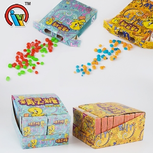 colorido azúcar con sabor a fruta dulce bola de azúcar