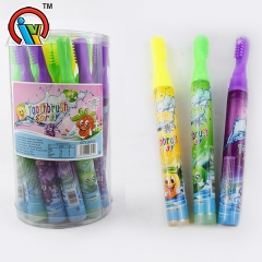 forma de cepillo de dientes fruity spray candy