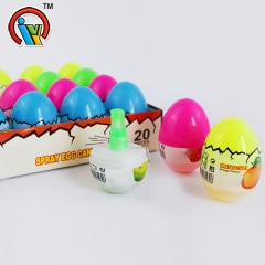 forma de huevo caramelo de aerosol con sabor a fruta