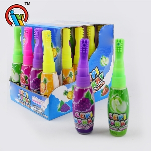 forma de cepillo de dientes fruity spray candy
