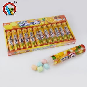 mini caramelo curruscante colorido de la melcocha del partido