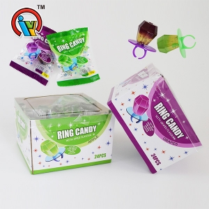 fruity diamond ring shape toy hard candy