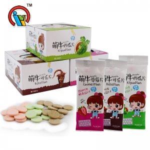 buena venta caramelos con sabor a fruta dulce presionado caramelo