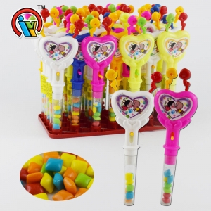 corazón forma beso bebé juguete caramelo