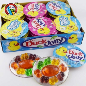 forma de pato caramelo de gelatina