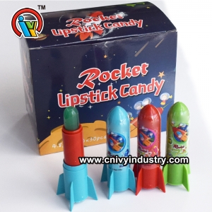 Dulce divertido rockero lápiz labial dulce proveedor