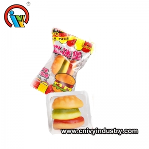 Caramelo gomoso de la hamburguesa del buen gusto directo de la fábrica para la venta