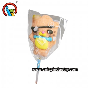 Venta por mayor de dibujos animados forma algodón caramelo Lollipop Marshmallow para la venta