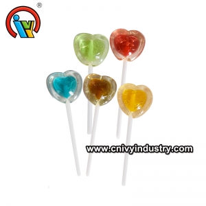 Frutado 5 en 1 caramelo de piruleta de corazón a corazón
