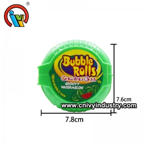 Chicle de gran tamaño con sabor a fruta