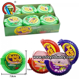 Chicle de gran tamaño con sabor a fruta