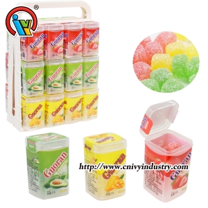 caramelos gomosos de forma cuadrada de confitería al por mayor