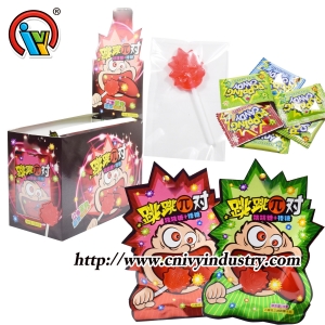 piruleta con sabor a fruta halal con caramelo