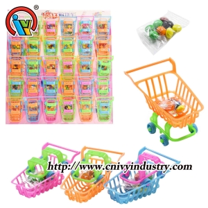 carro de compras dulces de juguete