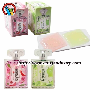 forma de botella de perfume bolsa de caramelo de gelatina