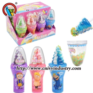 forma de helado agitar magia pop piruleta caramelo