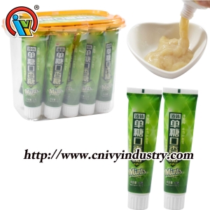 caramelo de mermelada líquida de la pasta de dientes del sabor del chicle
