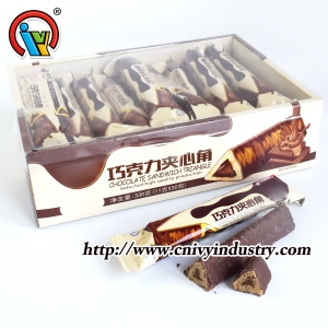 galleta wafer bañada en chocolate
