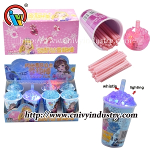 Bebida botella luces juguetes dentro cc stick candy