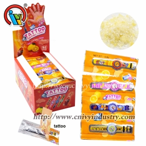 24 piezas de caramelo para hacer estallar con bolsa de tatuaje de reloj