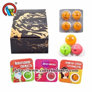 Chicle con diseño de emoji