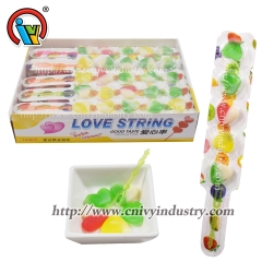 heart shape fruit flavor gummy candy wholesale