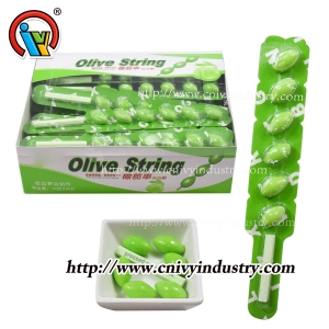 Proveedor de chicle con forma de oliva para masticar chicle