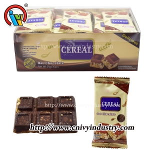 Barra de chocolate con leche de avena para halal
