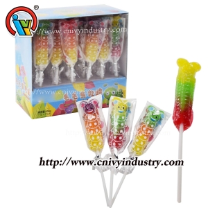 Caramelo gomoso de la jalea de la forma de la oruga de Halal