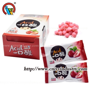 caramelo gomoso masticable agrio