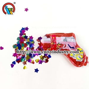 Globos pistolas lámina inflable confeti pistola globo fuegos artificiales