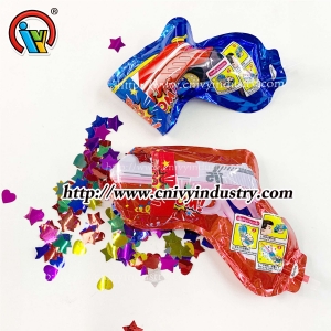 Globos pistolas lámina inflable confeti pistola globo fuegos artificiales