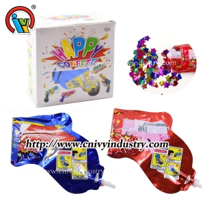 Globos pistolas lámina inflable confeti pistola globo fuegos artificiales