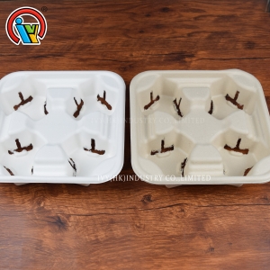 Comprar porta 4 vasos biodegradable