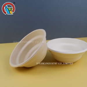Cuencos biodegradables para alimentos/ensaladas de 24 oz/32 oz
