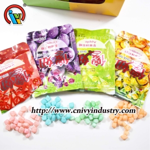 Caramelo de goma masticable con sabor a fruta agridulce
