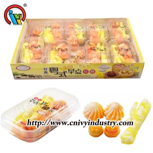 Deliciosos bocadillos surtidos dulces gomosos
