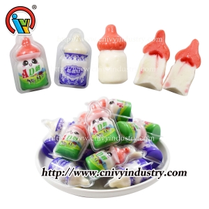 Caramelo gomoso con mermelada

