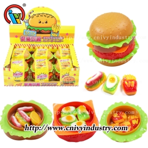 Caramelos gomosos bento de hamburguesa OEM