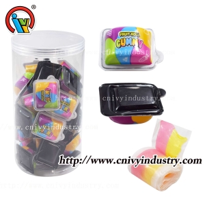 Deliciosos rollos de gomitas de gelatina dulce