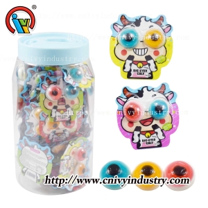 Caramelos gomosos de gelatina con forma de globo ocular de ampolla de vaca