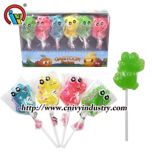 Piruleta de caramelo duro con forma de dinosaurio de dibujos animados a la venta