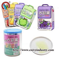 Proveedor de dulces de gelatina con sabor a frutas