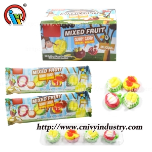 Fabricante de gomitas 4 en 1 con forma de fruta mixta