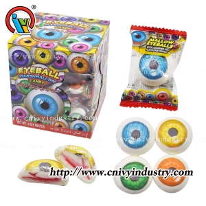 Malvavisco con mermelada y estampado de globo ocular